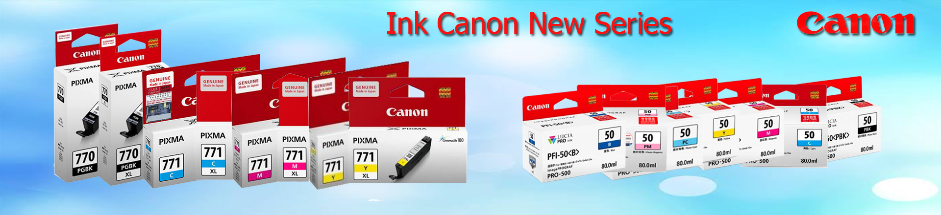 All New Ink Canon